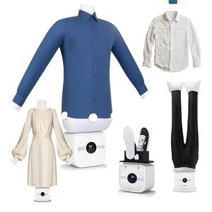 Smart Clothes Drying and Ironing Machine - White